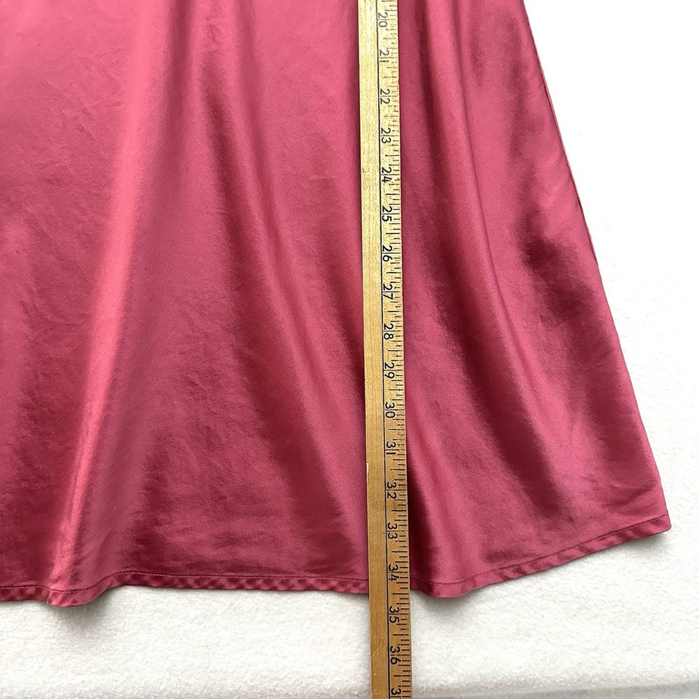 La Perla Large L Silk Nightgown Babydoll Slip Dress Chemise Pink Raspberry - Picture 4 of 12
